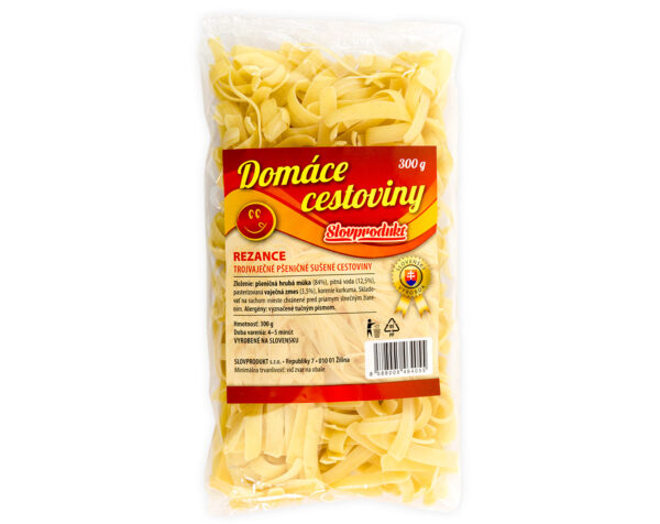 Domáce cestoviny rezance